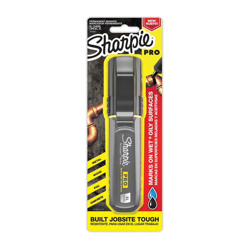 Sharpie Pro XL Chisel Blk Pk4