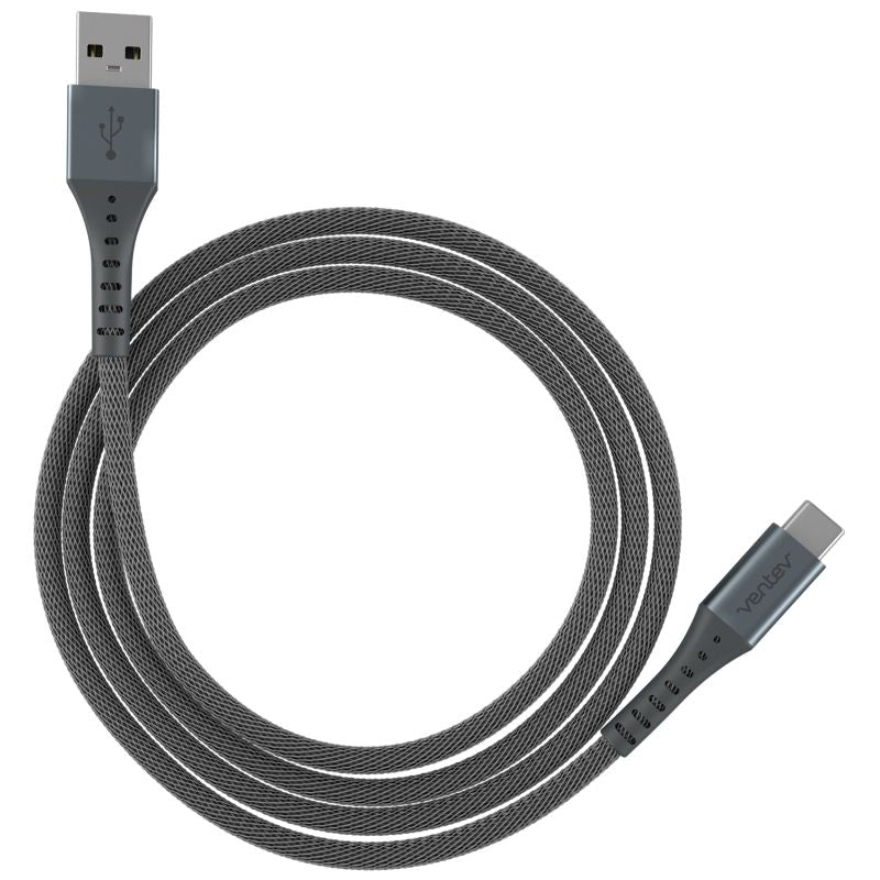 Ventev USBA-USBC 10ft Gray