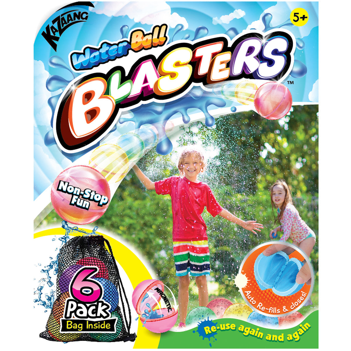 Water Ball Blasters - 6 pack