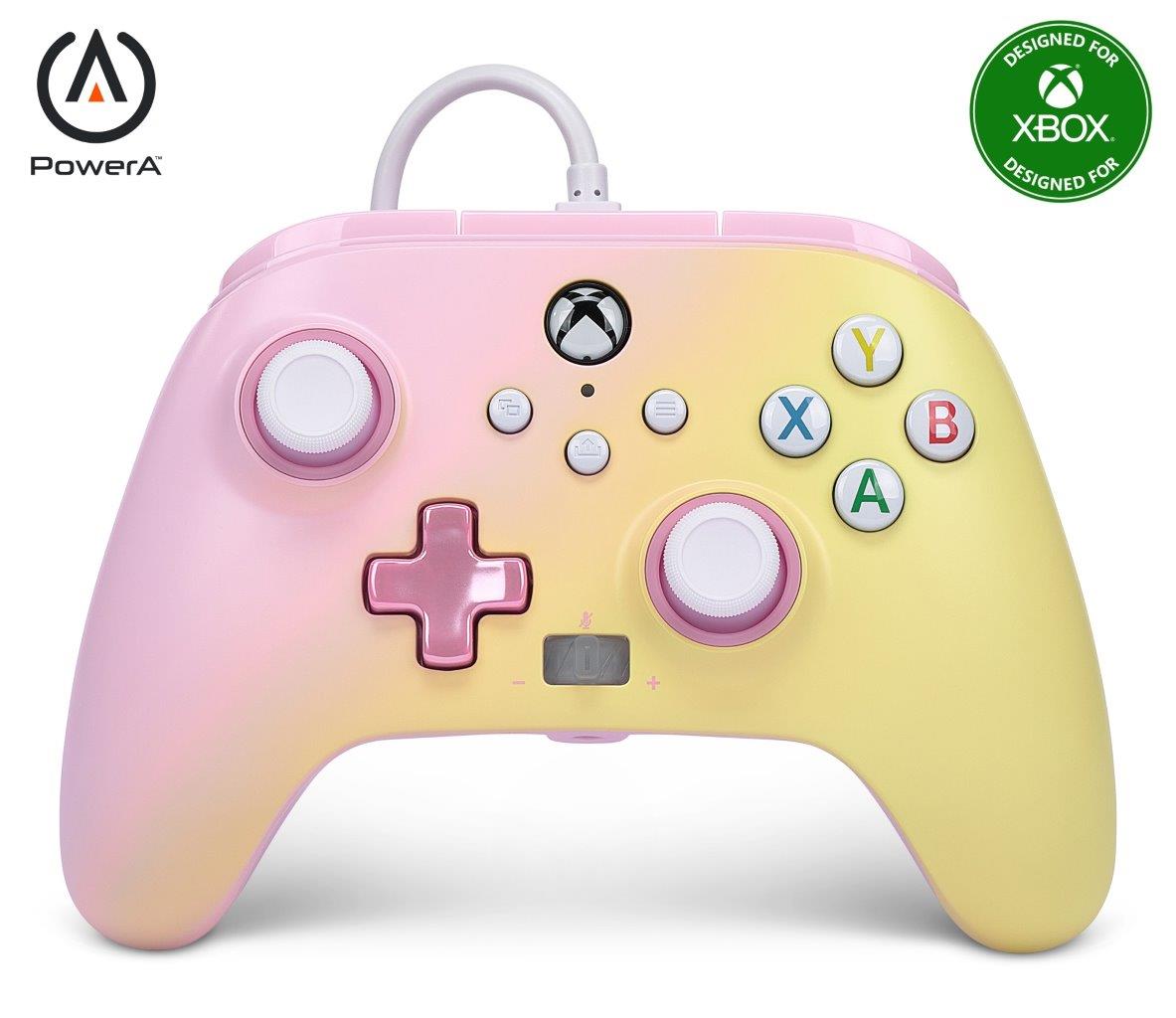 PowerA Enhanced Wired Controller for Xbox Series X|S - Pink Lemonade