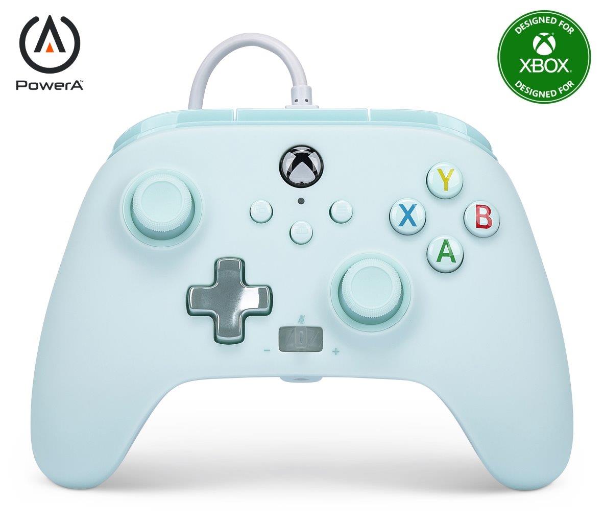 PowerA Enhanced Wired Controller for Xbox Series X|S - Cotton Candy Blue