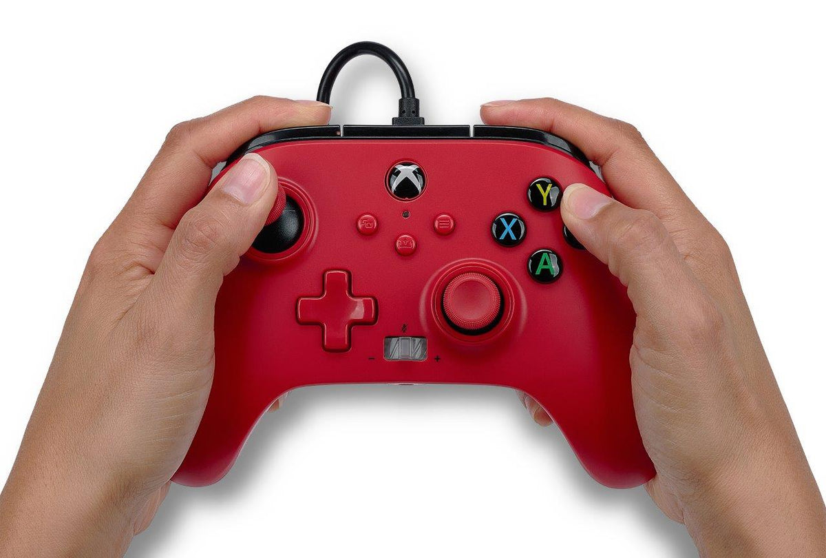 PowerA Enhanced Wired Controller for Xbox Series X|S - Artisan Red