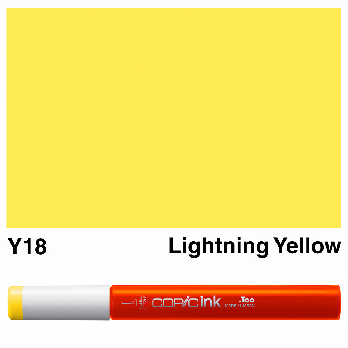 Copic Ink Y18-Lightning Yellow