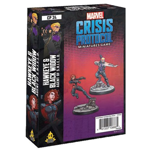 Hawkeye and Black Widow Character Pack (Marvel Crisis Protocol Miniatures Game)