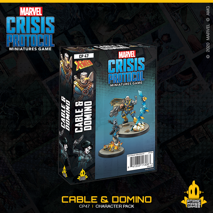 Cable and Domino (Marvel Crisis Protocol Miniatures Game)