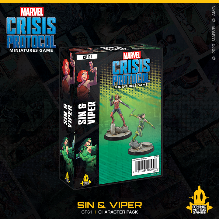 Sin and Viper (Marvel Crisis Protocol Miniatures Game)