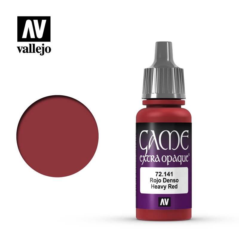 Vallejo Game Colour Extra Opaque Heavy Red 17 ml