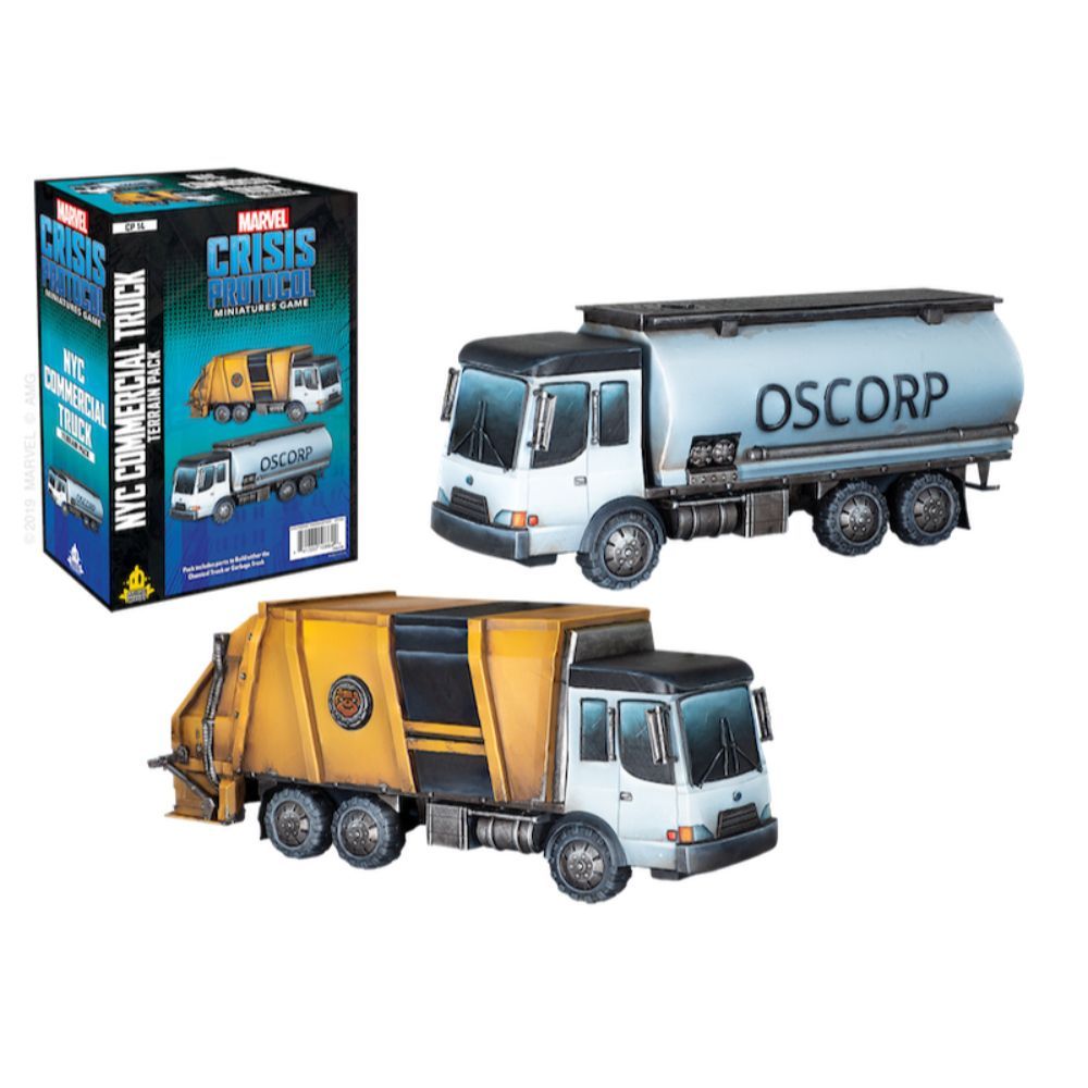 NYC Commercial Truck Terrain Pack (Marvel Crisis Protocol Miniatures Game)