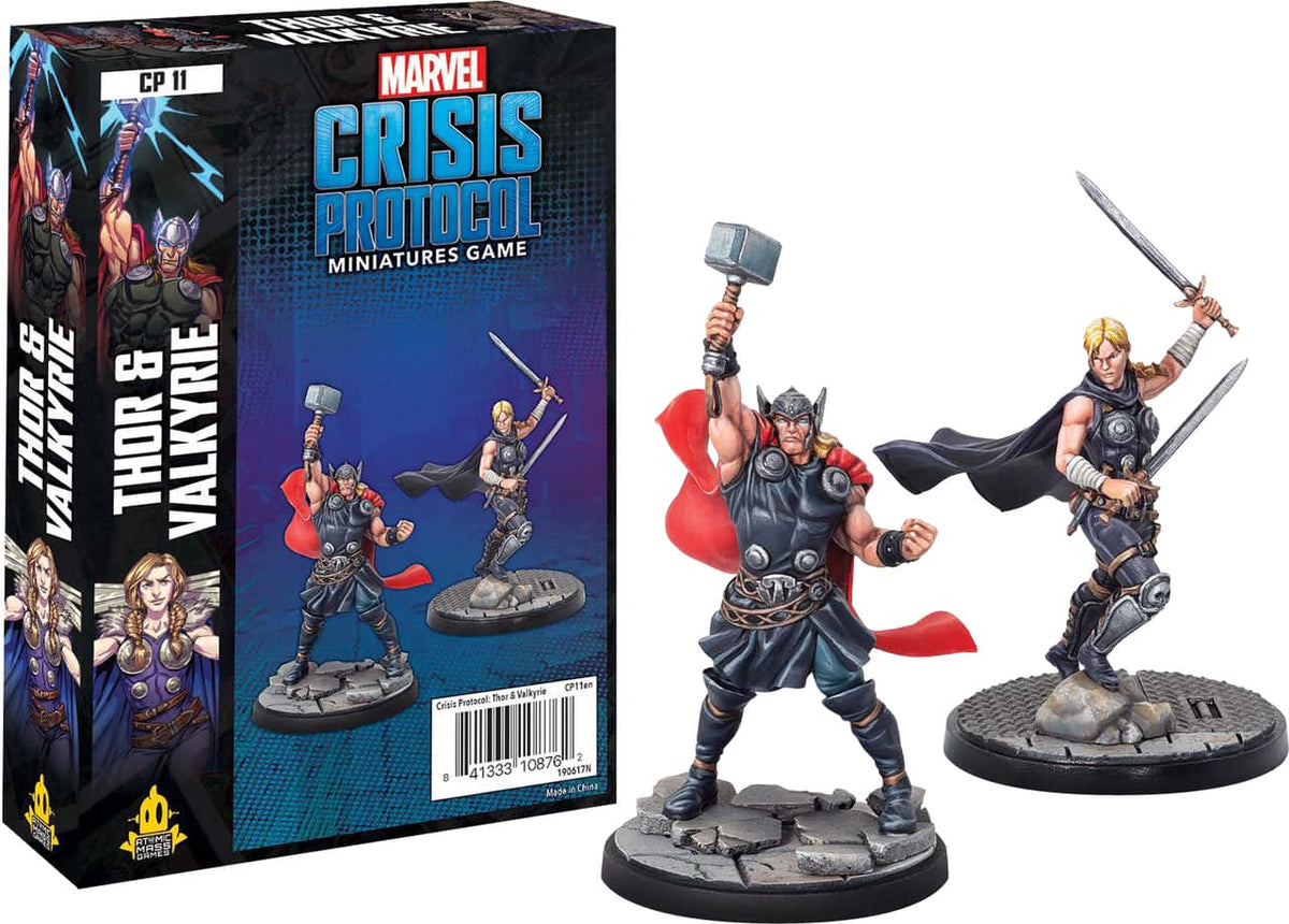Thor and Valkyrie Expansion (Marvel Crisis Protocol Miniatures Game)