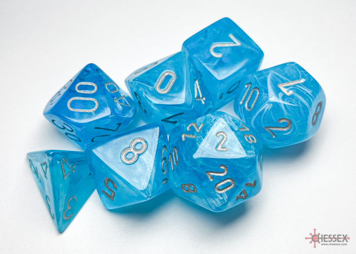 CHX 27566 Luminary Sky/silver (Polyhedral 7-Die Set)