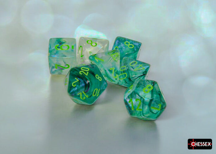 CHX 27595 Borealis Kelp/light green Luminary (Polyhedral 7-Die Set)