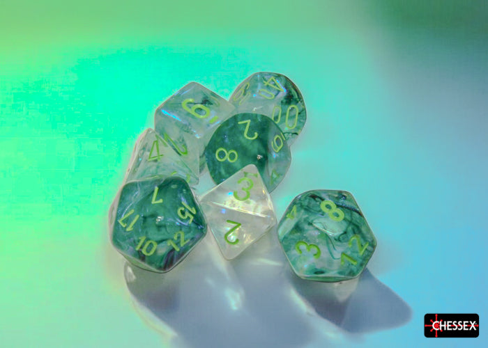 CHX 27595 Borealis Kelp/light green Luminary (Polyhedral 7-Die Set)