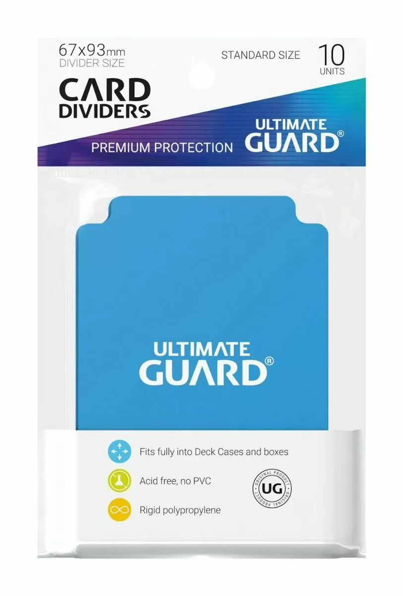 Ultimate Guard Card Dividers - Light Blue - Standard-Size (10)