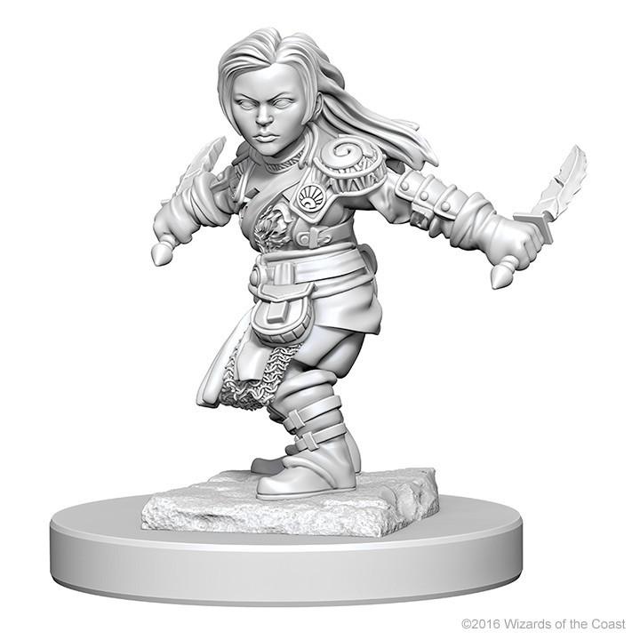 D&amp;D - Halfling Female Rogue (Nolzurs Marvelous Unpainted Miniatures)