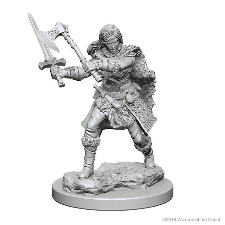 Human Barbarian - Female (D&amp;D Nolzurs Marvelous Unpainted Miniatures)