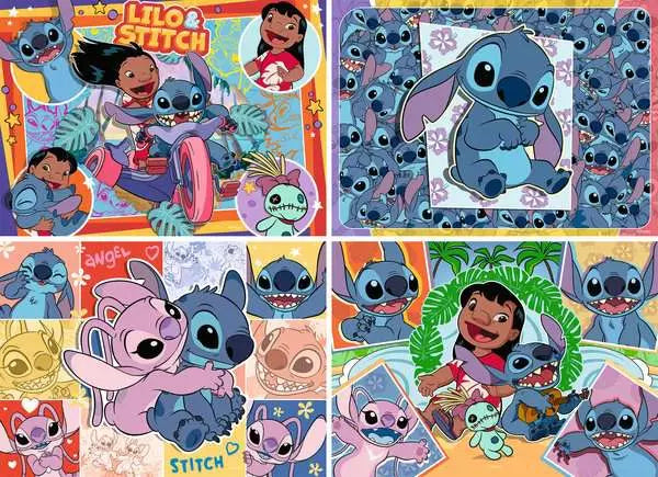 Disney Stitch: Aloha! Bumper Pack 4x100pc [Ravensburger Puzzle]
