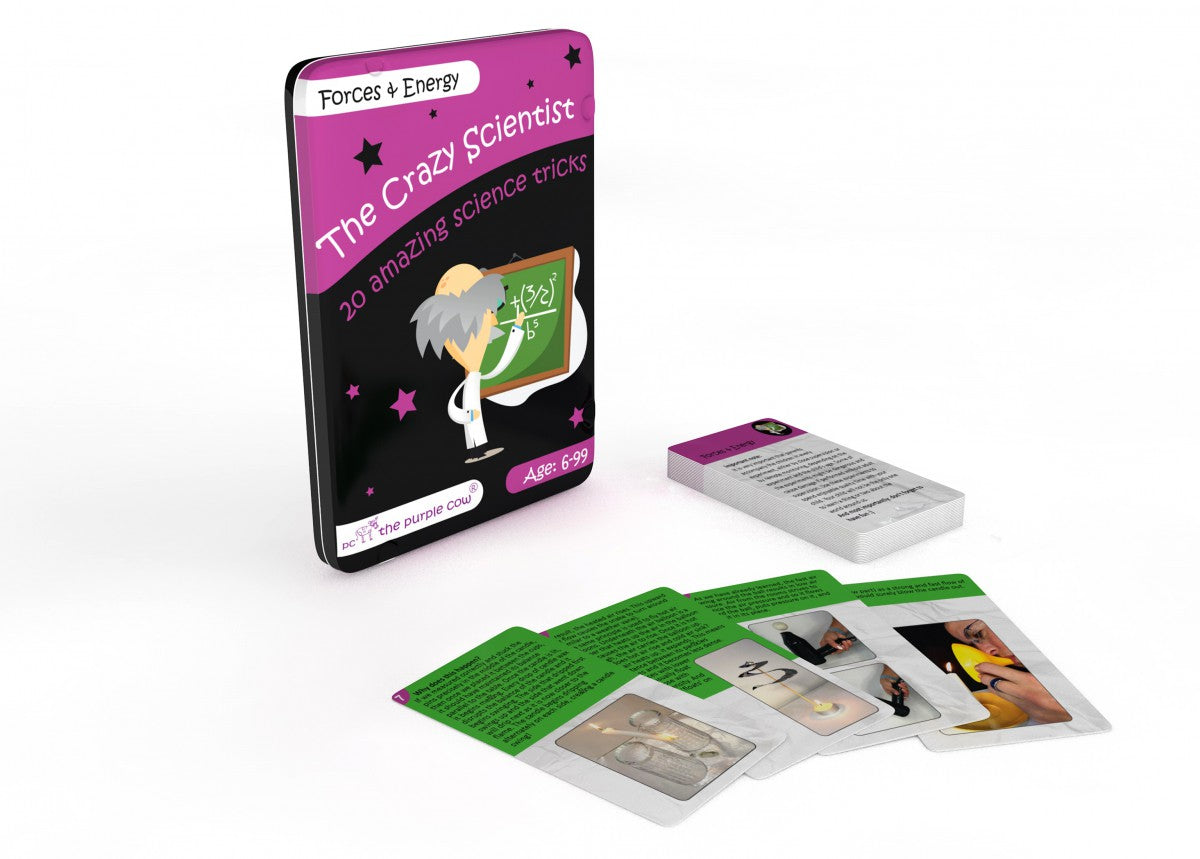 Forces & Energy - The Crazy Scientist Science Tricks [The Purple Cow]