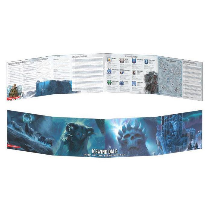 D&amp;D DM Screen - Icewind Dale: Rime of the Frostmaiden