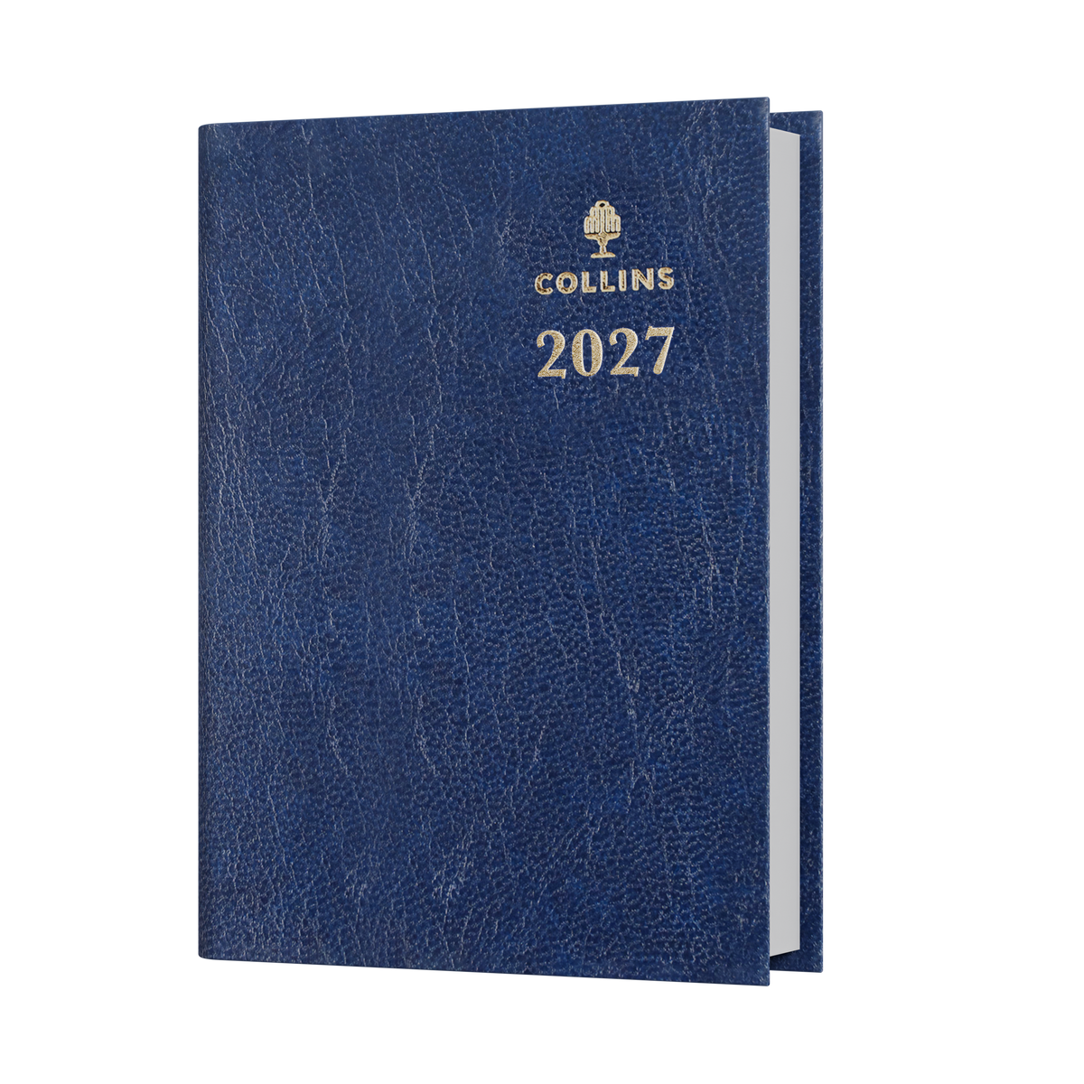 Collins 2027 Calendar Year Diary - Sterling 133P A7 Pocket W/Pencil DTP Blue
