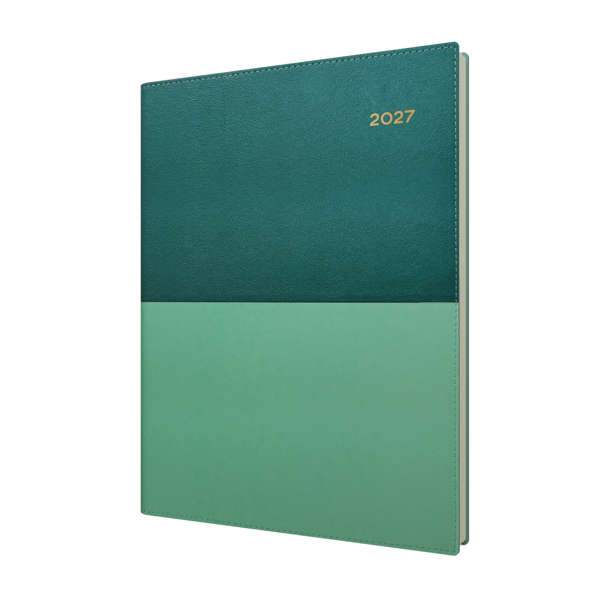 Collins 2027 Calendar Year Diary - Vanessa 145 Spiral A4 DTP Teal