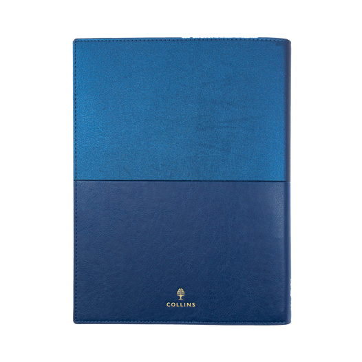 Collins 2025 Calendar Year Diary - Vanessa 145 Spiral A4 DTP Blue