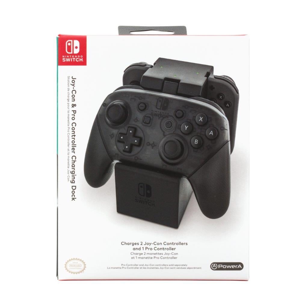 PowerA Joy-Con &amp; Pro Controller Charging Dock for Nintendo Switch - Black