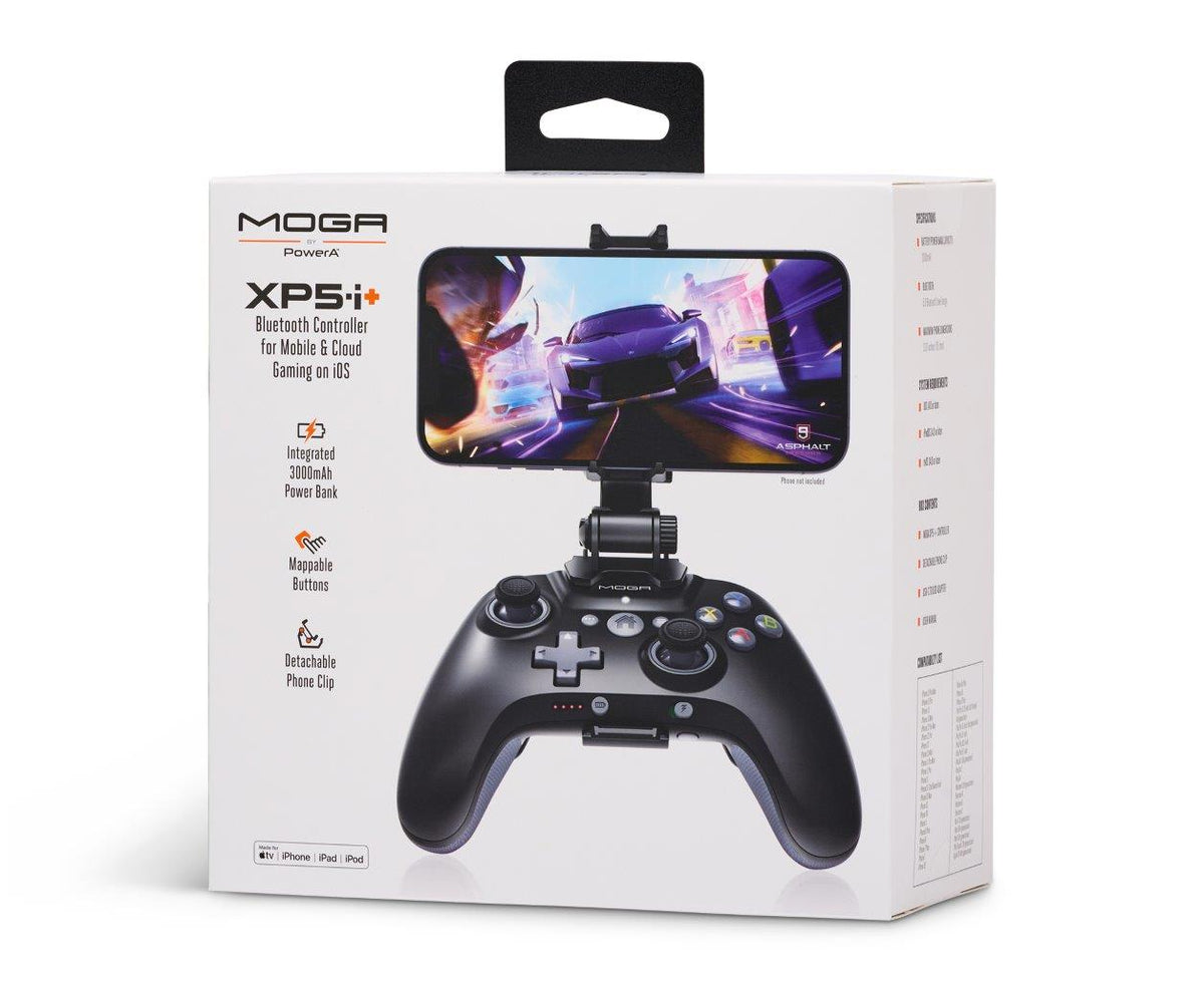 MOGA XP5-i Plus Bluetooth Controller for Mobile & Cloud Gaming on iOS