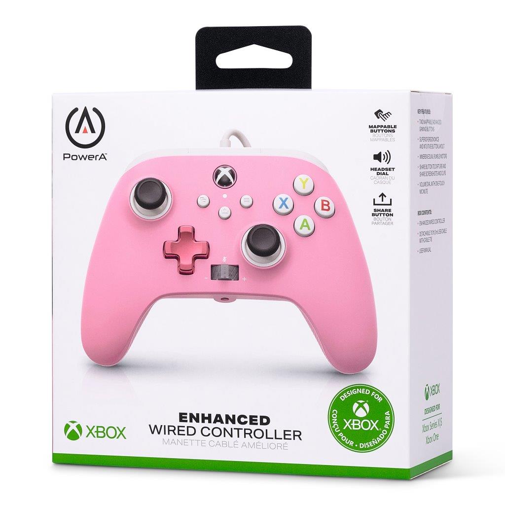 PowerA Enhanced Wired Controller for Xbox Series X|S - Pink