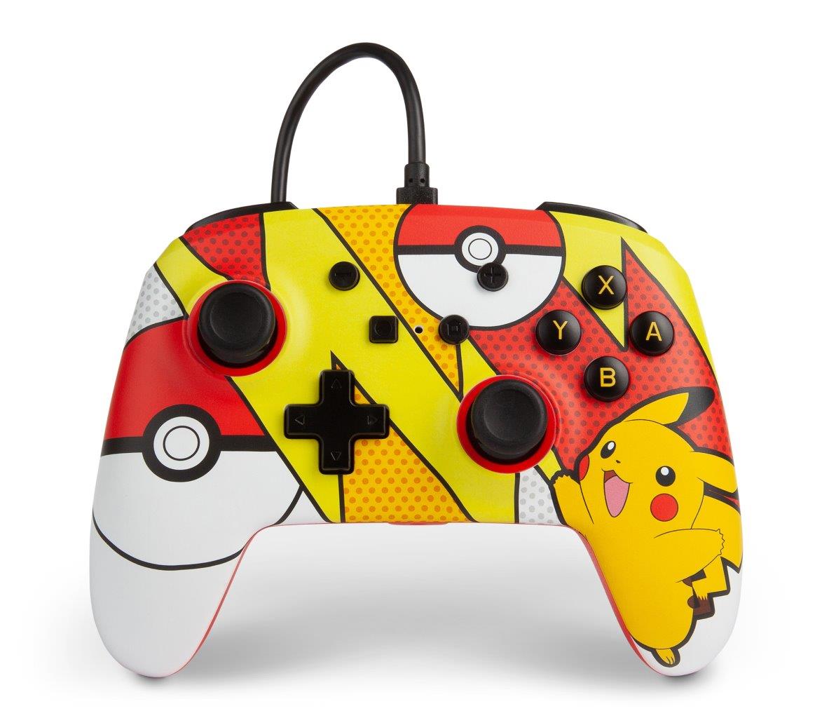 PowerA Enhanced Wired Controller for Nintendo Switch - Pokemon: Pikachu Pop Art