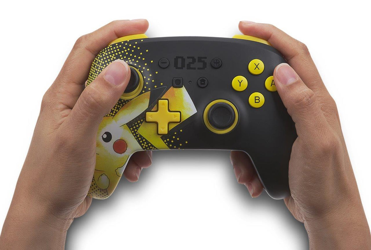 PowerA Enhanced Wireless Controller for Nintendo Switch - Pokemon: Pikachu #025