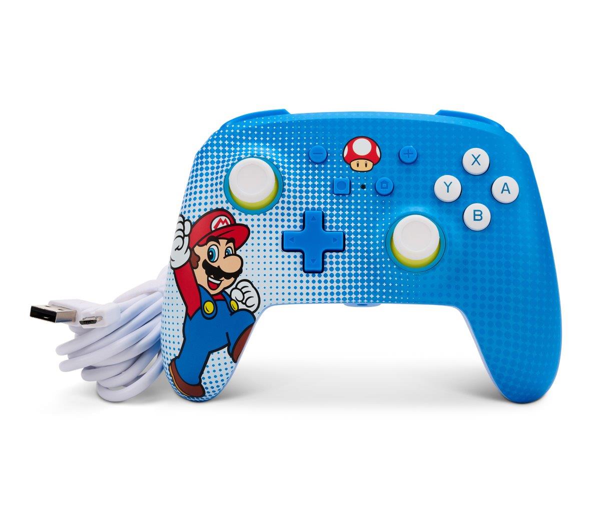 PowerA Enhanced Wired Controller for Nintendo Switch - Mario Pop Art