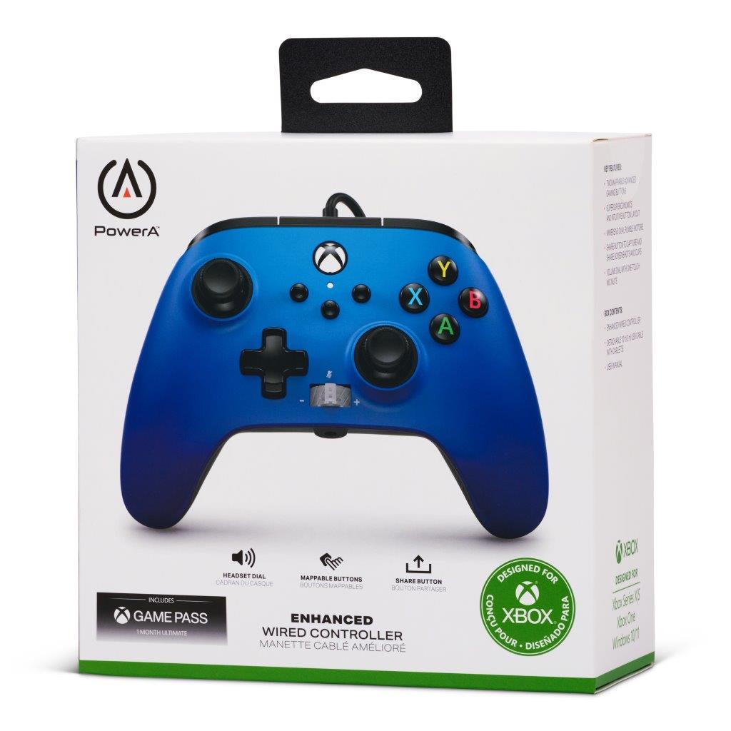 PowerA Enhanced Wired Controller for Xbox Series X|S - Sapphire Fade