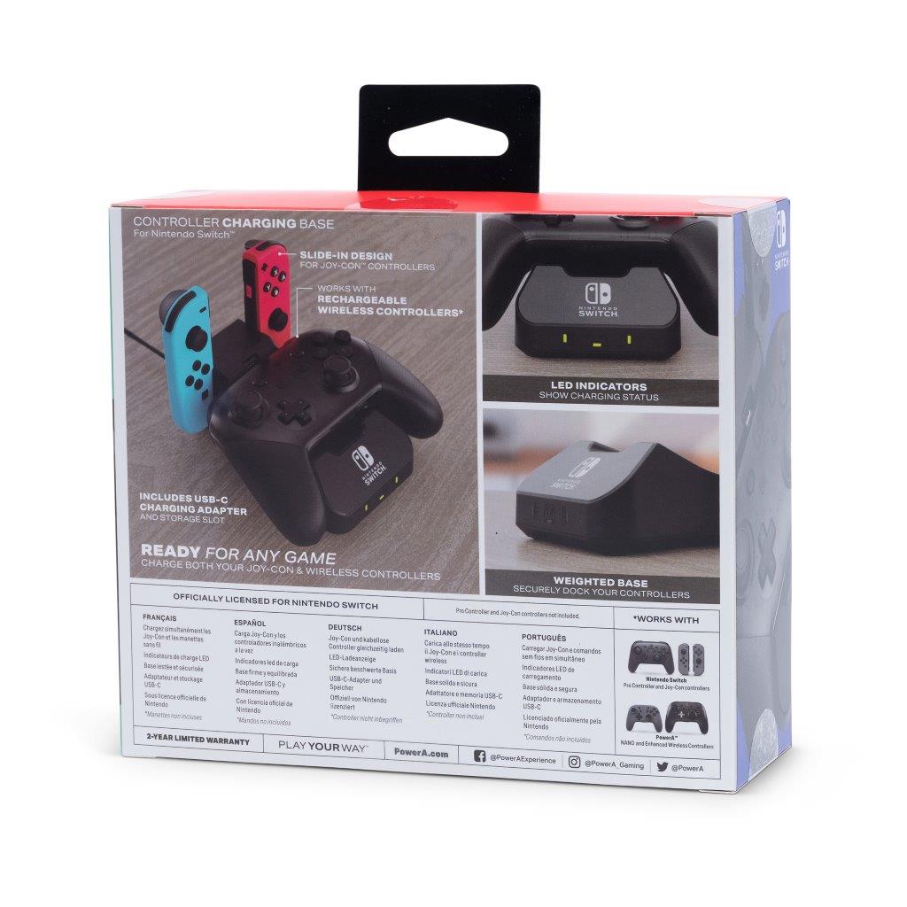 PowerA Controller Charging Base for Nintendo Switch