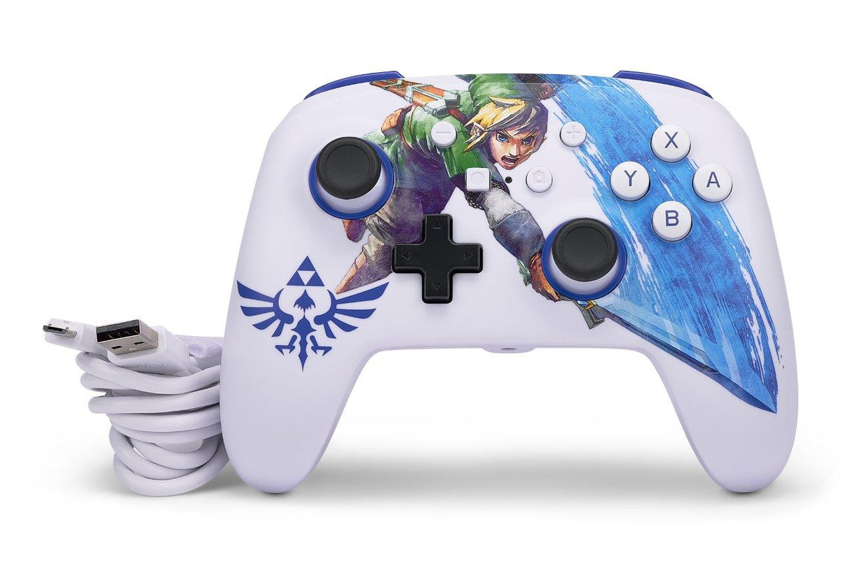 PowerA Enhanced Wired Controller for Nintendo Switch - Master Sword Attack