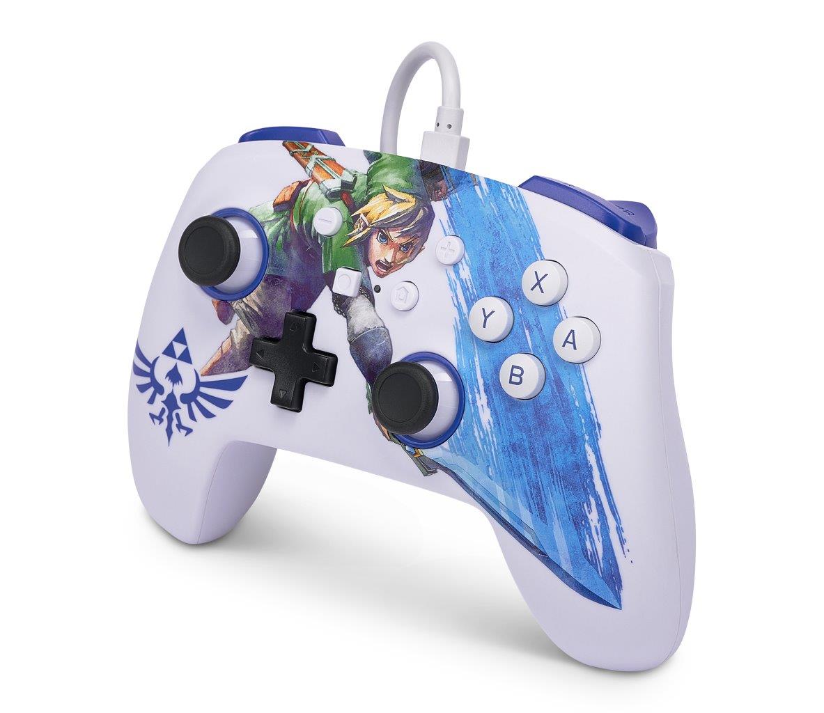 PowerA Enhanced Wired Controller for Nintendo Switch - Master Sword Attack