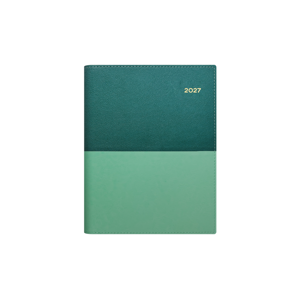 Collins 2027 Calendar Year Diary - Vanessa 185 Spiral A5 DTP Teal