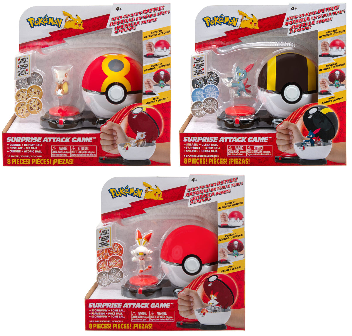 Pokemon Surprise Attack Game (Assorted)