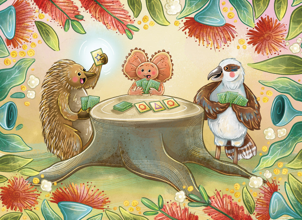 Aussie Card Games 5"x7" Gift Card [LPG Greeting Cards]