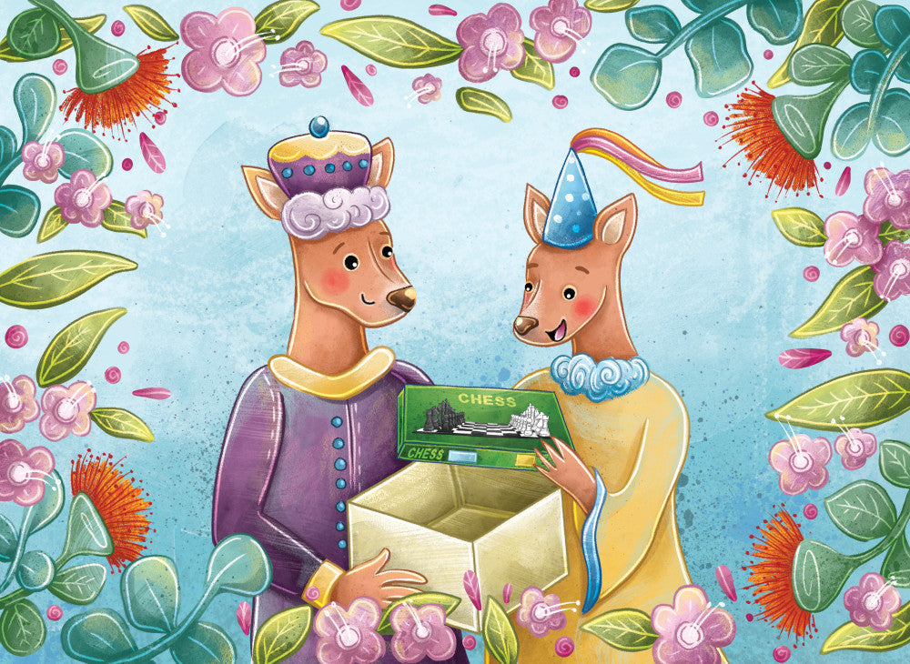 Aussie Chess 5"x7" Gift Card Set (10/pack) [LPG Greeting Cards]