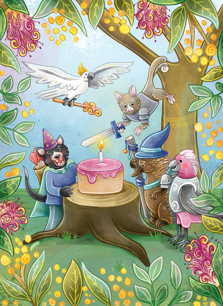 Aussie Birthday 5"x7" Gift Card [LPG Greeting Cards]