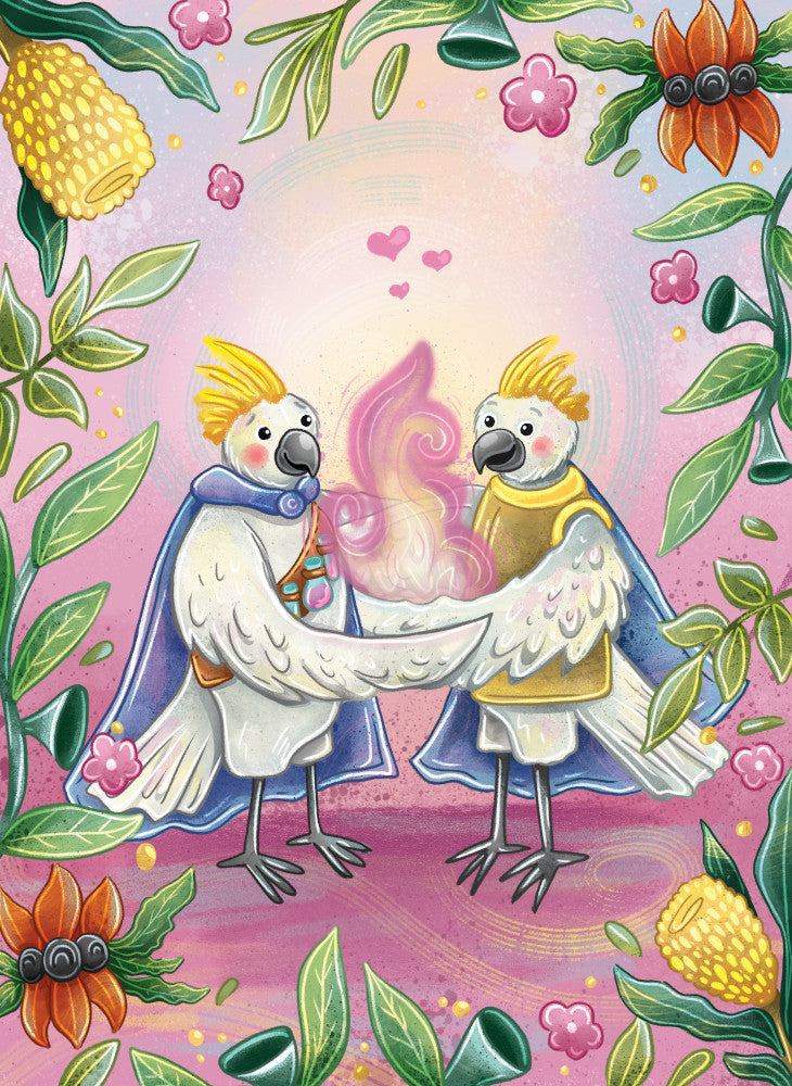 Aussie Valentines 5&quot;x7&quot; Gift Card Set (10/pack) [LPG Greeting Cards]