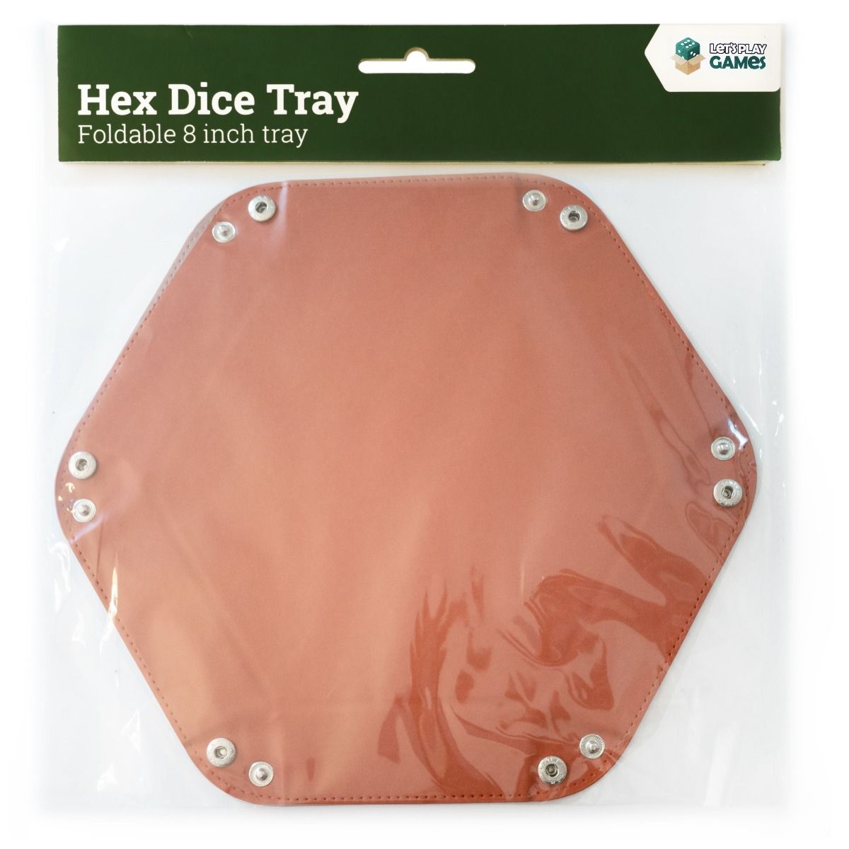 Hex Dice Tray 8" - Red [LPG Essentials]