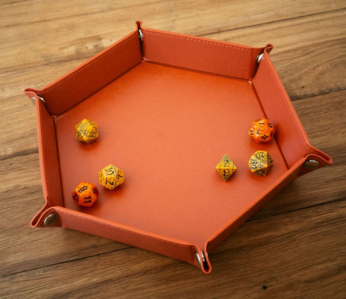 Hex Dice Tray 8" - Red [LPG Essentials]