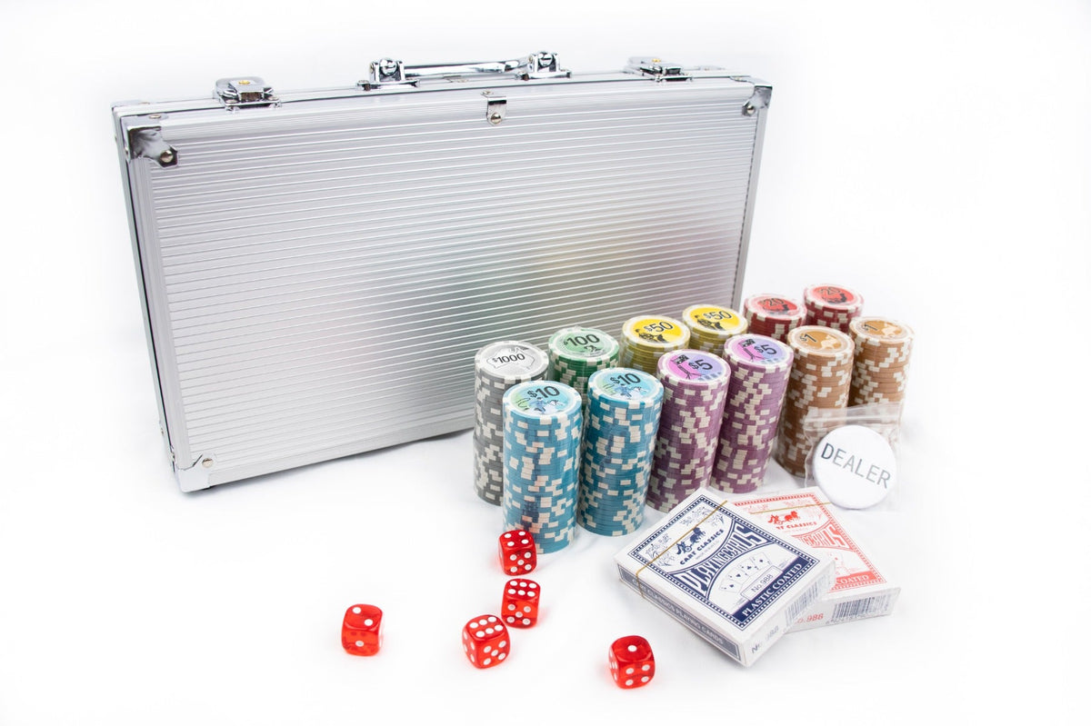 Australiana Poker Set - 300 Chips [LPG Classics]