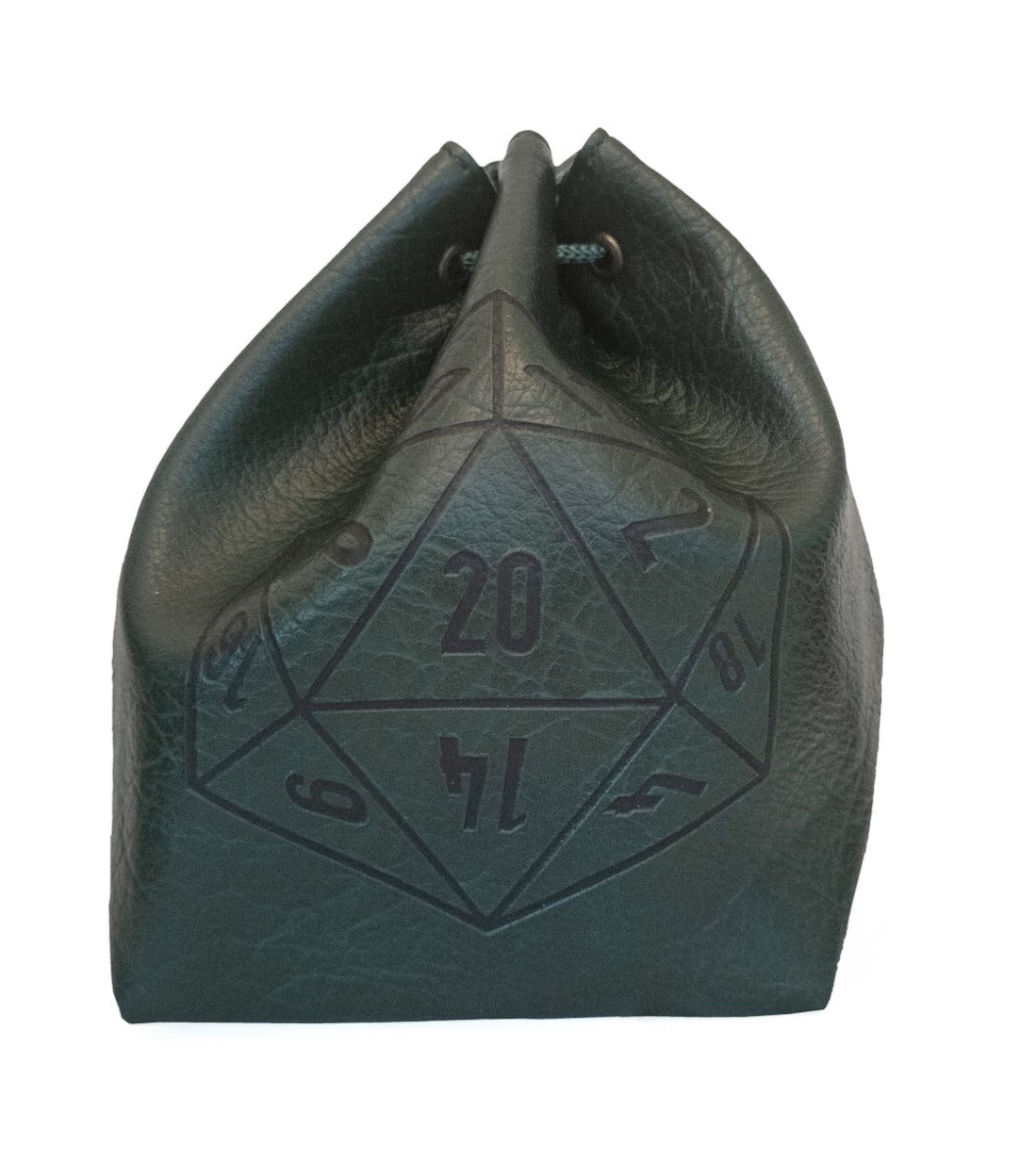 Leather Dice Dag - Large Green (LPG Essentials)