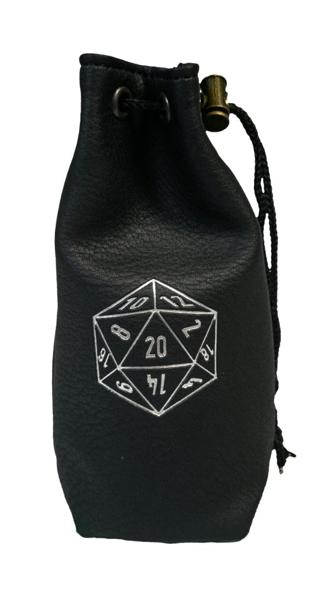 Leather Dice Bag - Small Black (LPG Essentials)