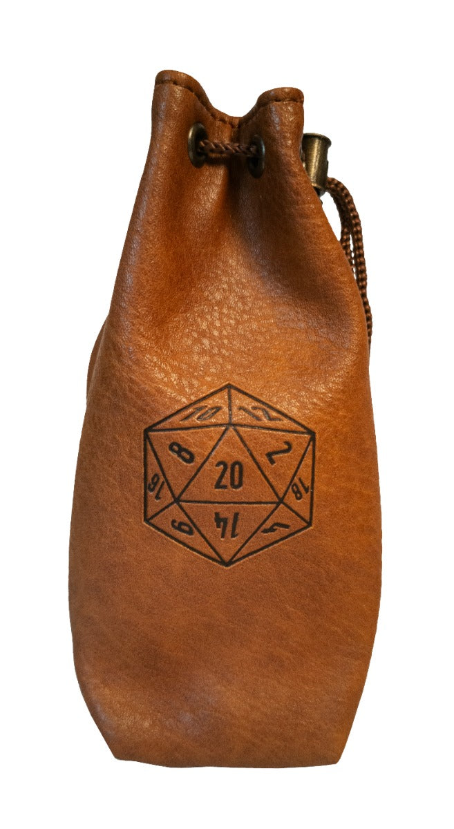 Leather Dice Bag - Small Brown (LPG Essentials)