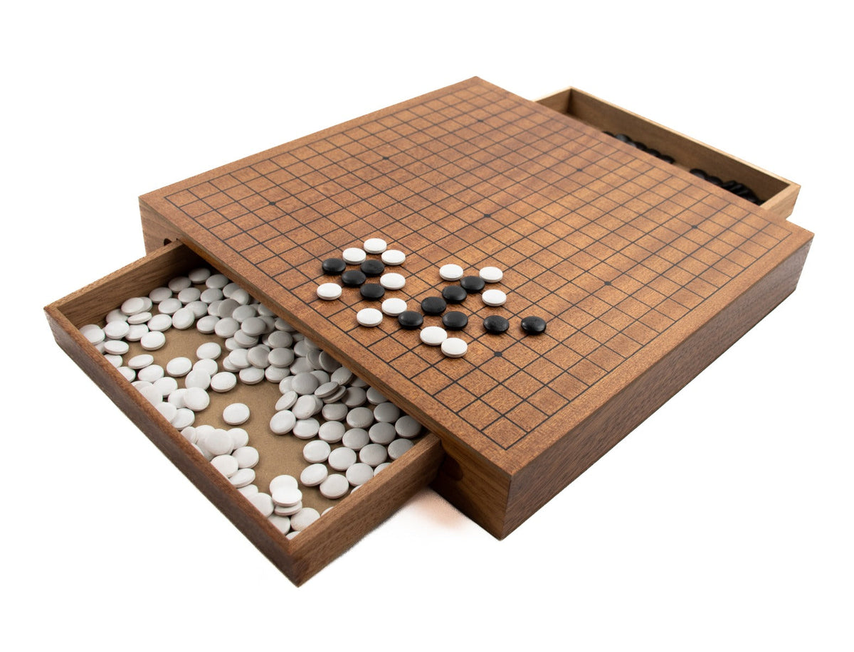 Go / Weiqi - 30cm Wooden Set with Drawers [LPG Classics]