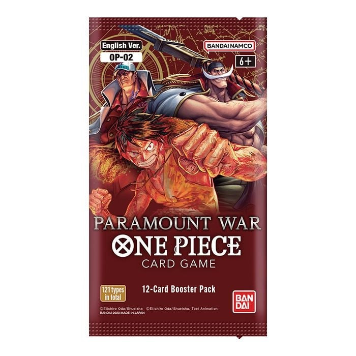 One Piece Card Game: Paramount War [OP-02] - Booster Box (24 Booster Packs)