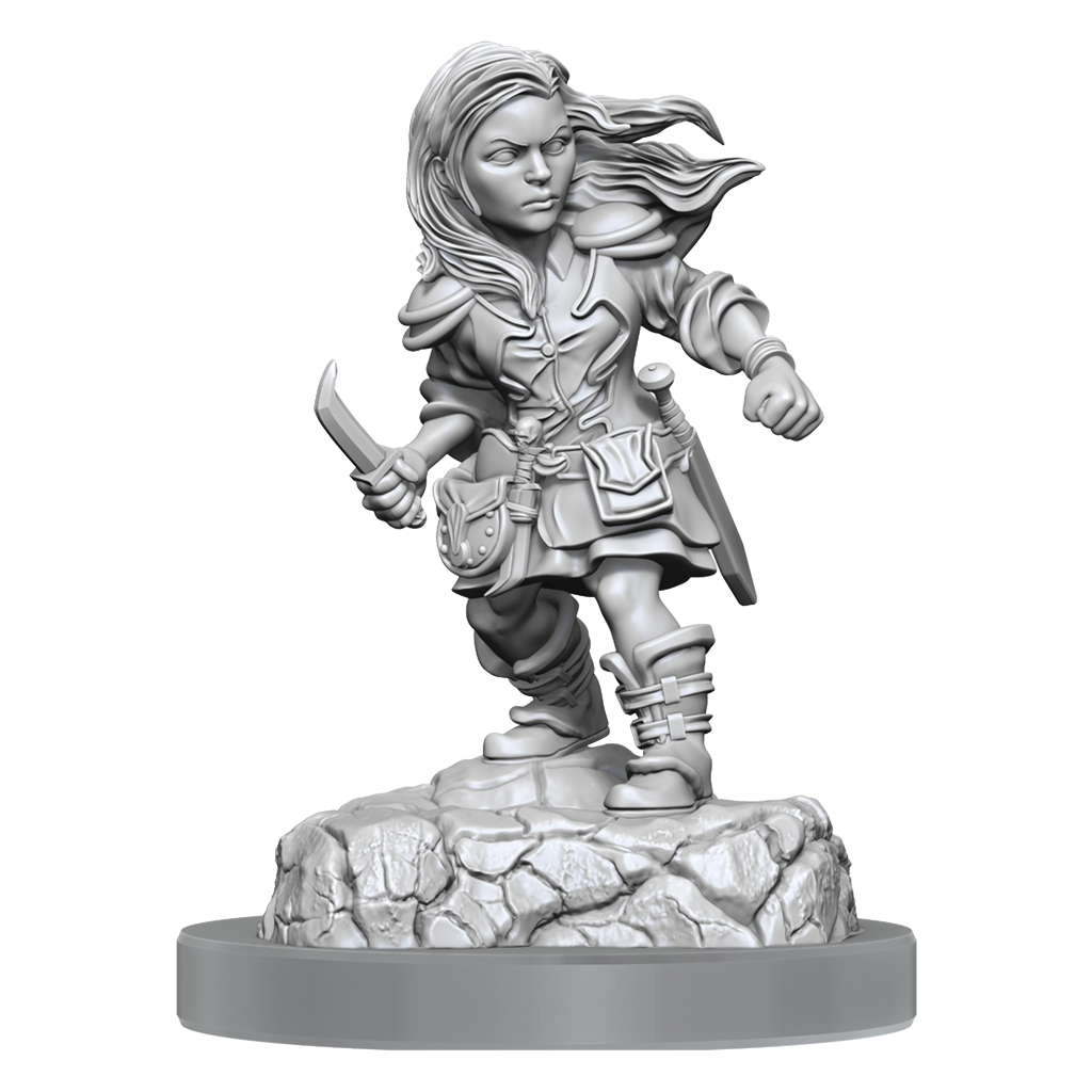 Halfling Rogue - Female [D&D Nolzur's Marvelous Miniatures]